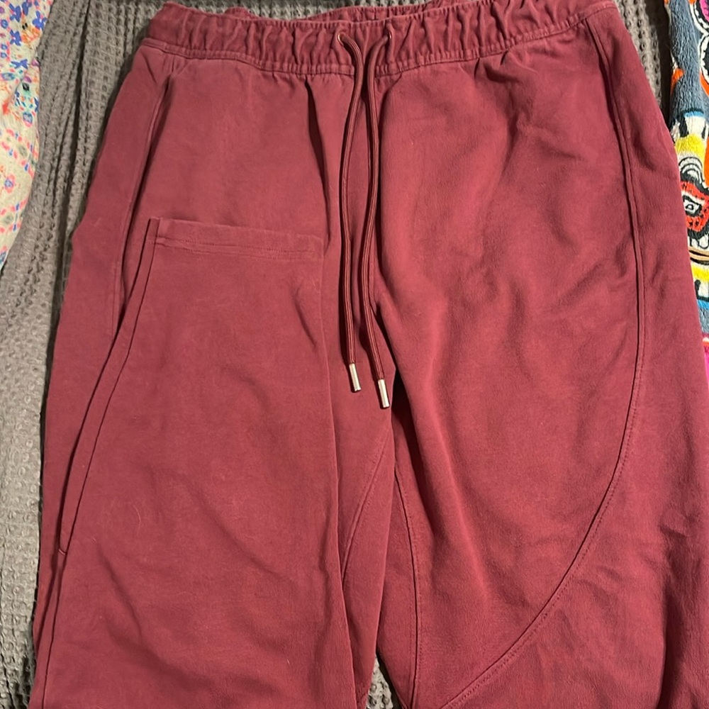 Jordan sweatpants- XL Maroon